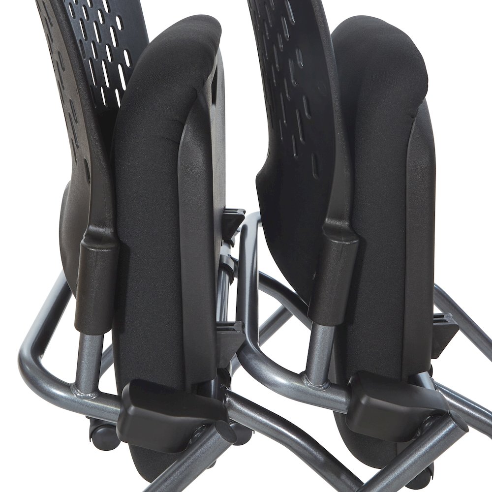 Deluxe Armless Folding Chair. Picture 4