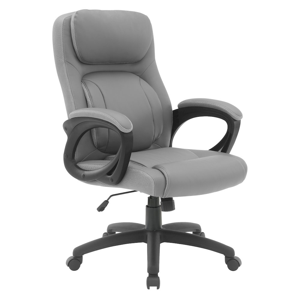 Faux Leather Manager's Chair. Picture 2