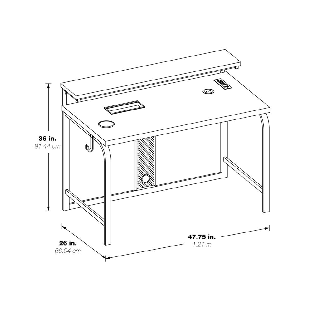 Reload 48” Gaming Desk, RLD4826GD. Picture 2