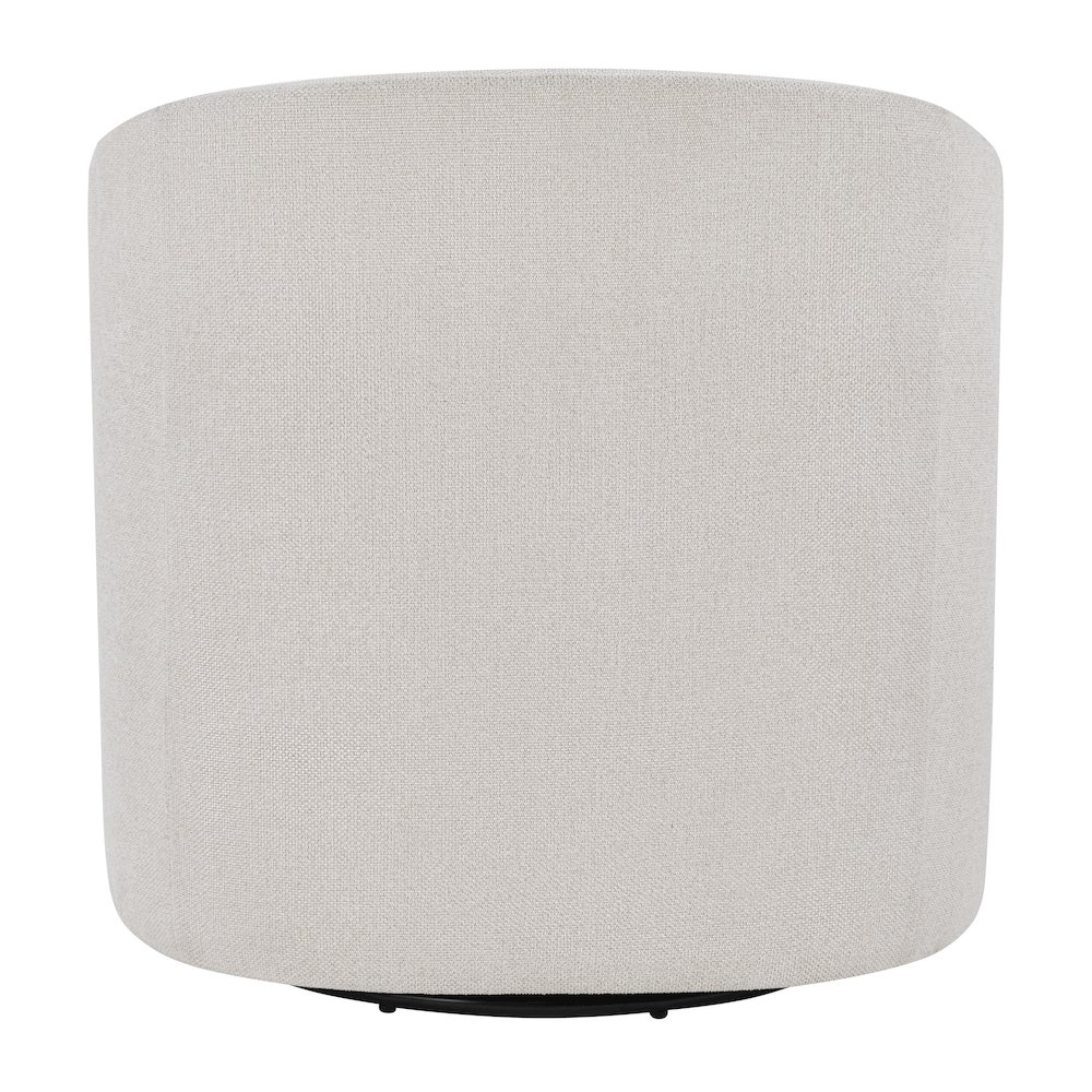 Parker Swivel Tub Chair in Cream Fabric. Picture 6