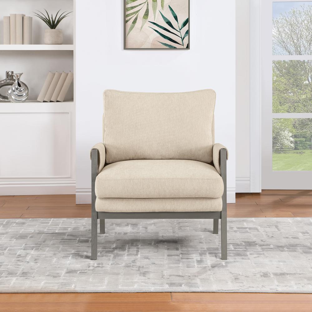 Amari Wood Frame Armchair. Picture 5