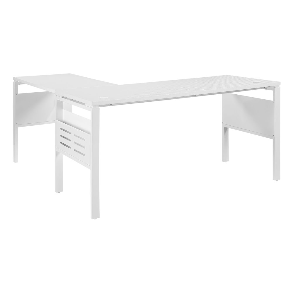 60" L-Desk with Storage. Picture 4