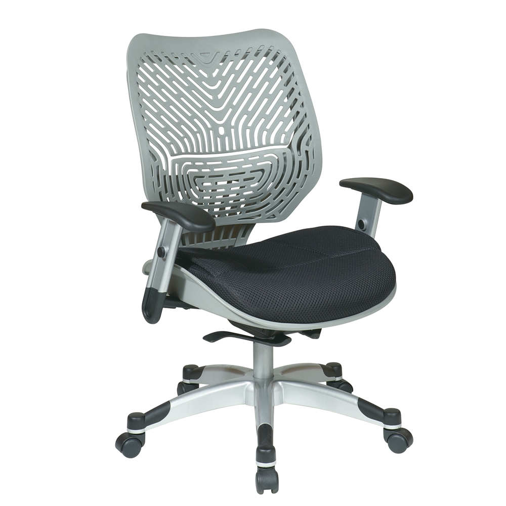 Unique Self Adjusting SpaceFlex® Fog Back Managers Chair. Picture 1