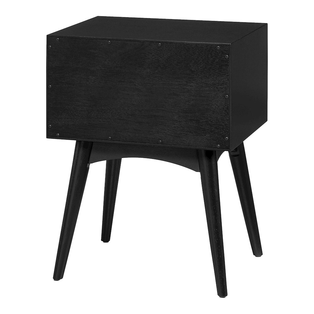 Copenhagen Accent Table with Drawer in Black Finish. Picture 5
