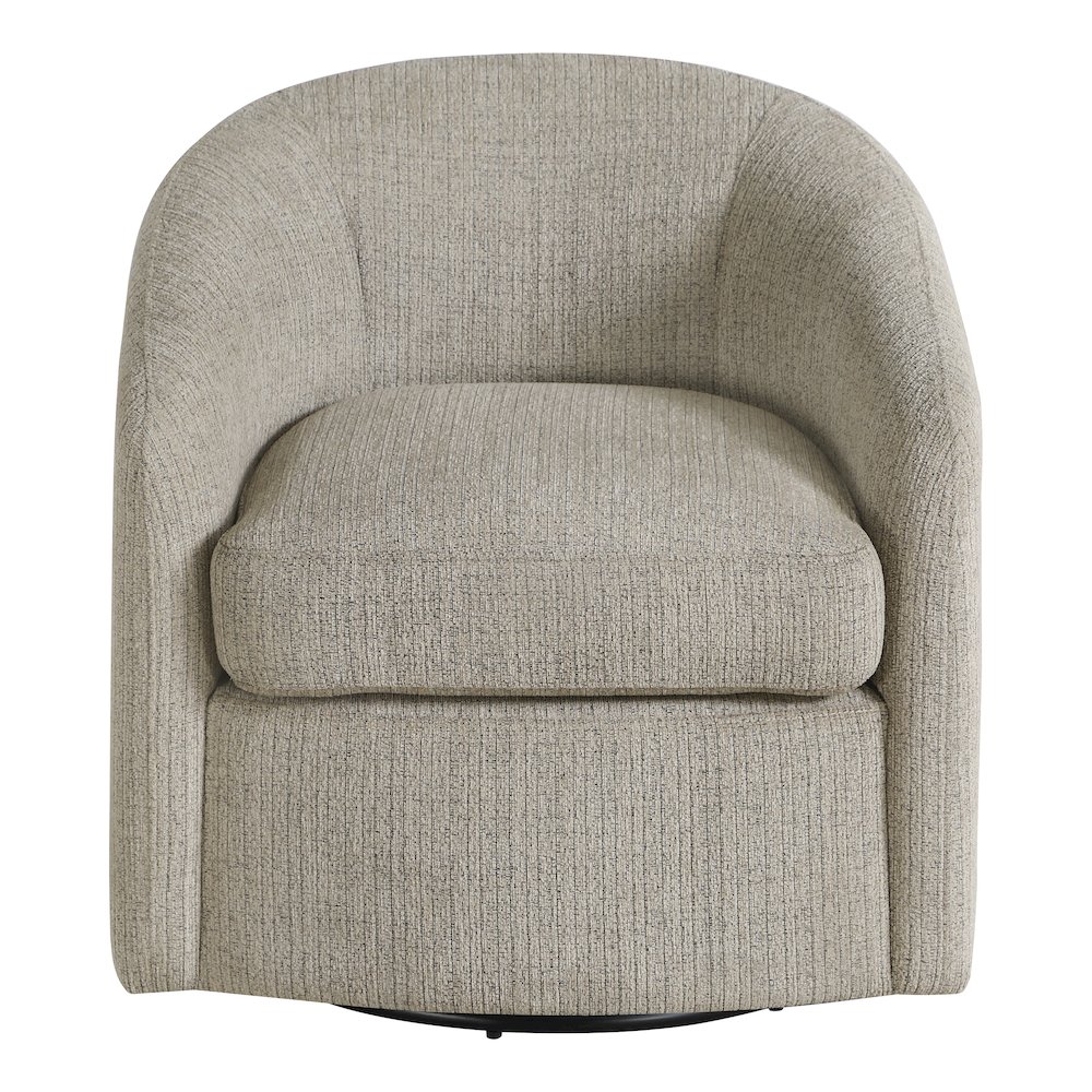Bella Swivel Chair in Marble Fabric. Picture 2
