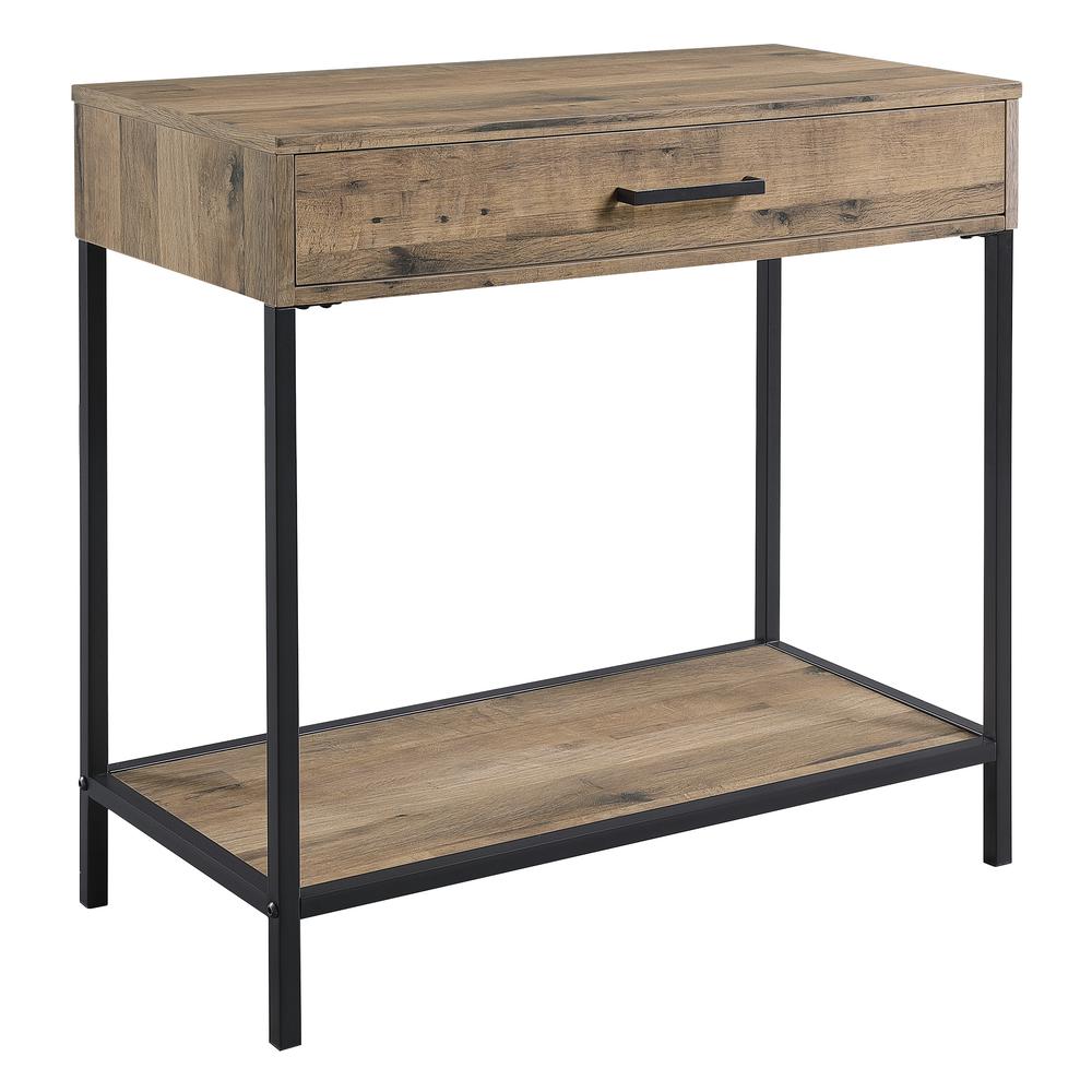 Quinton 30" Foyer Table in Salvage Oak, QTN507-SLV. Picture 1