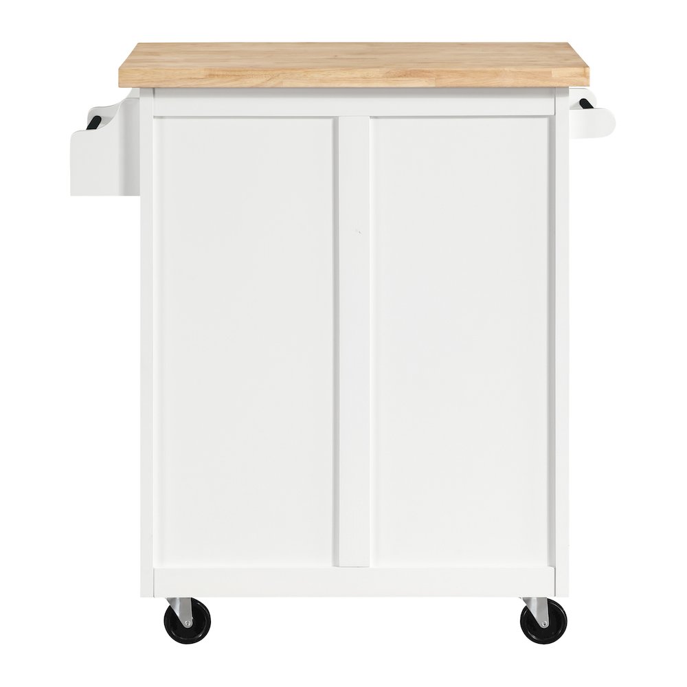 Bolten Kitchen Cart in White FInish. Picture 6