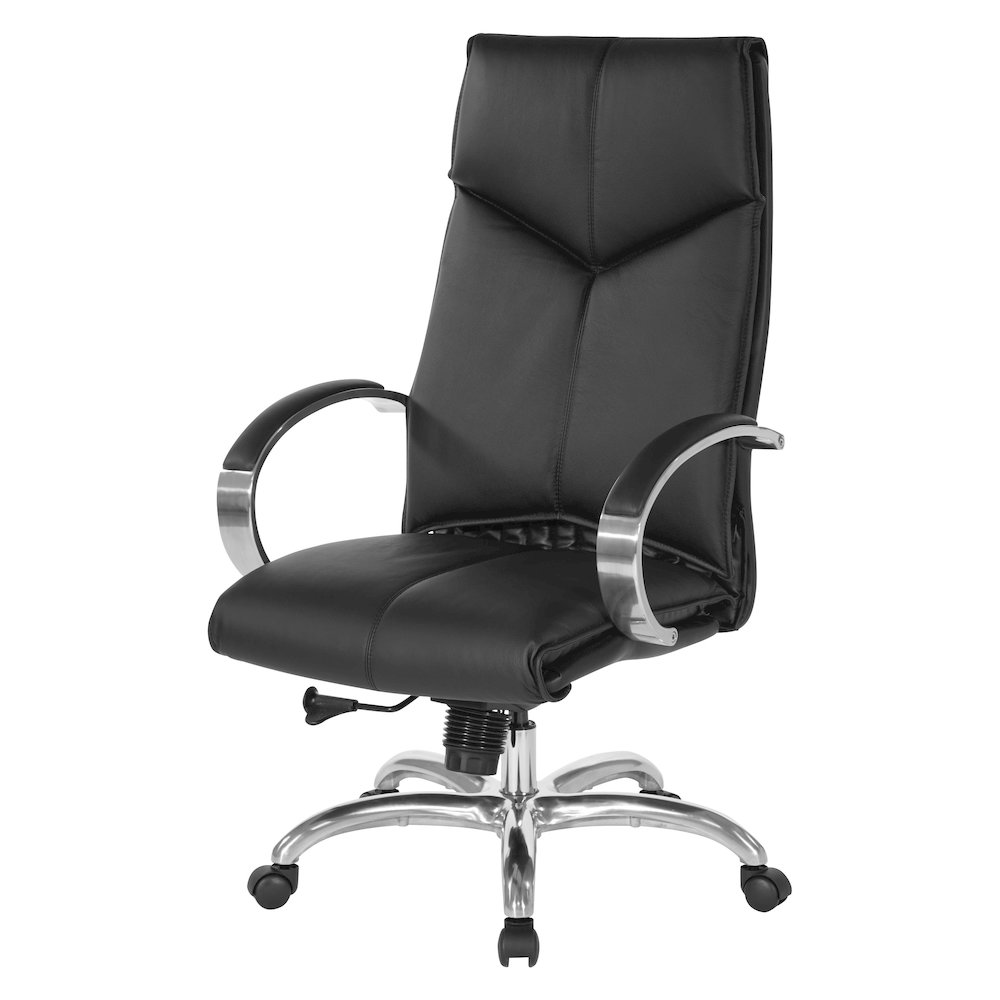 Deluxe High Back Black Chair. Picture 2