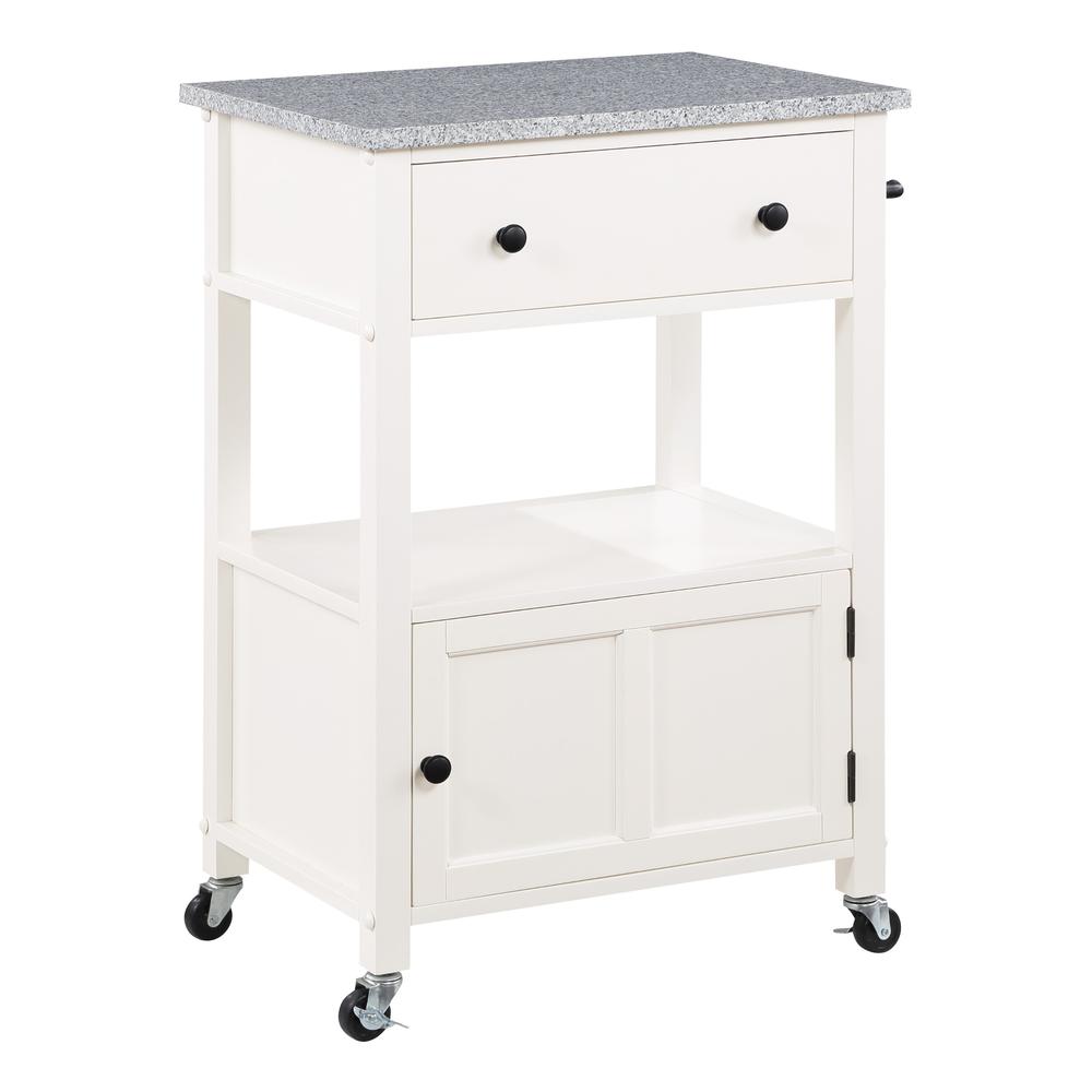 Fairfax Kitchen Cart White. Picture 2