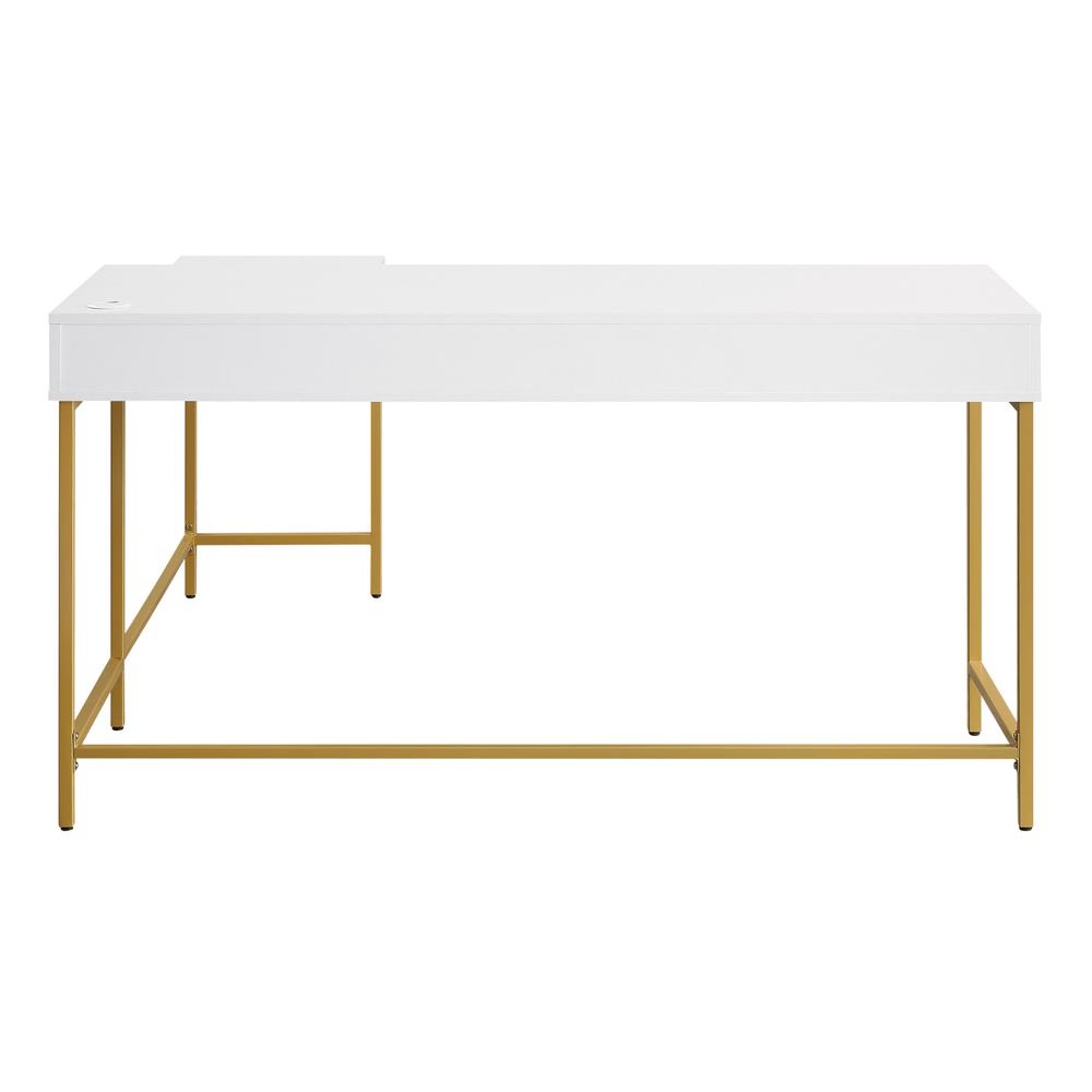 Modern Life Desk in White. Picture 5