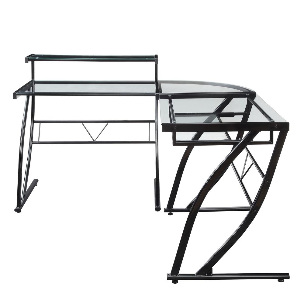 Constellation L Shaped Home Office Gaming Editing Desk, CSN6024GLD. Picture 3