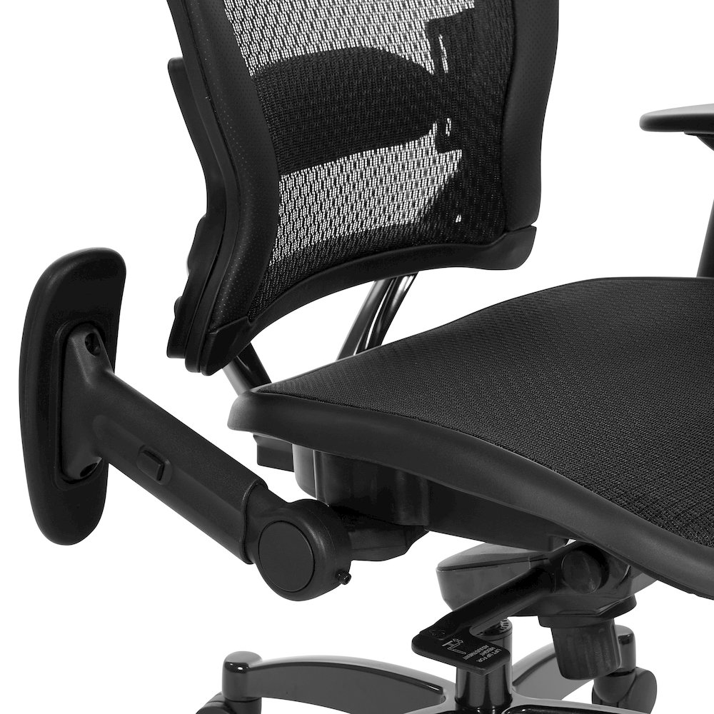 Manager's Black Breathable Mesh. Picture 7