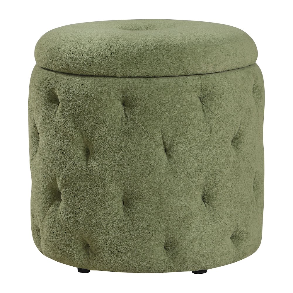 Erindale Round Storage Ottoman. Picture 1