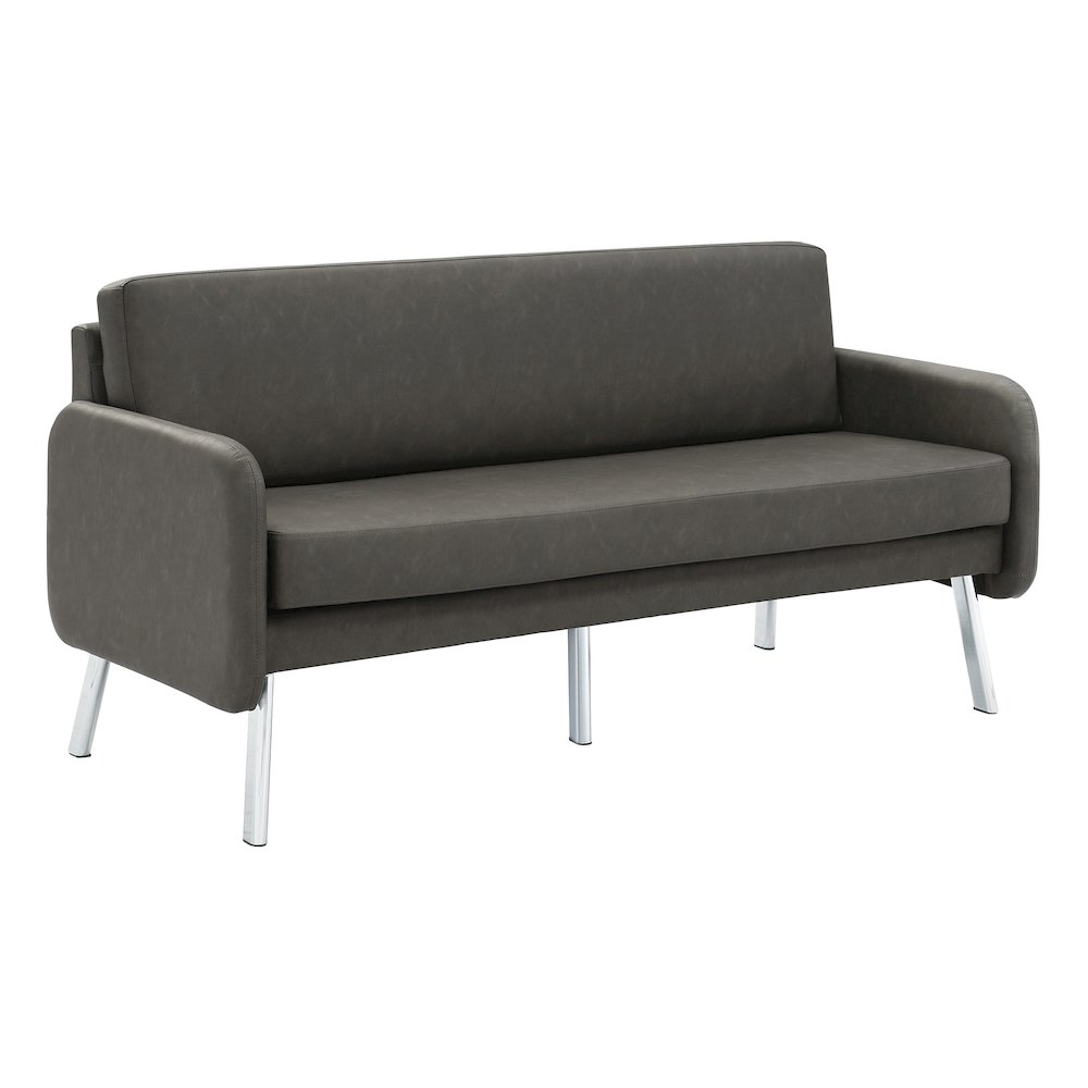 Lounge Sofa in Faux Leather. Picture 1