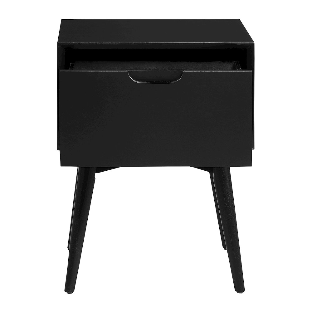 Copenhagen Accent Table with Drawer in Black Finish. Picture 7