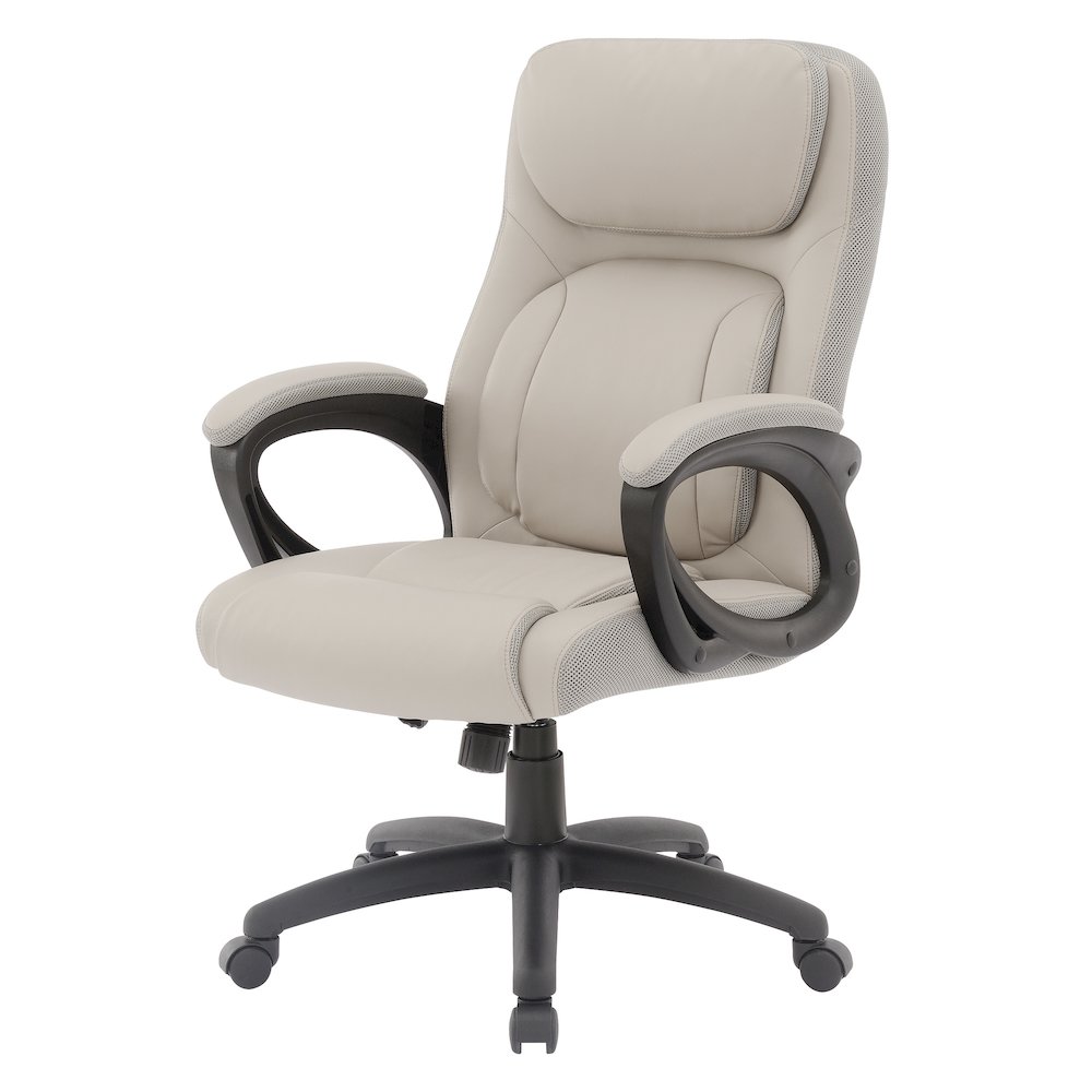 Faux Leather Manager's Chair. Picture 1