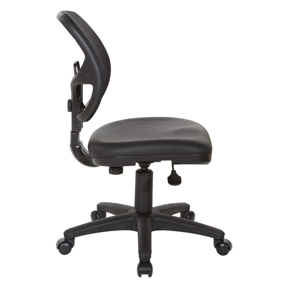 Mesh Screen Back Task Chair with Vinyl Seat. Picture 3