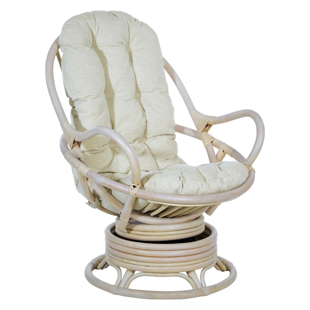 Lanai Rattan Swivel Rocker. Picture 2
