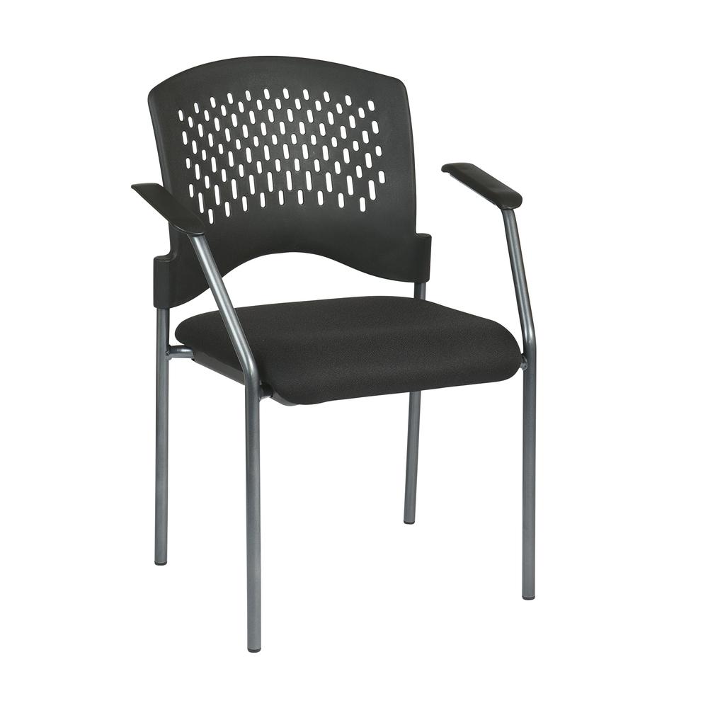 Titanium Finish Visitors Chair. Picture 1