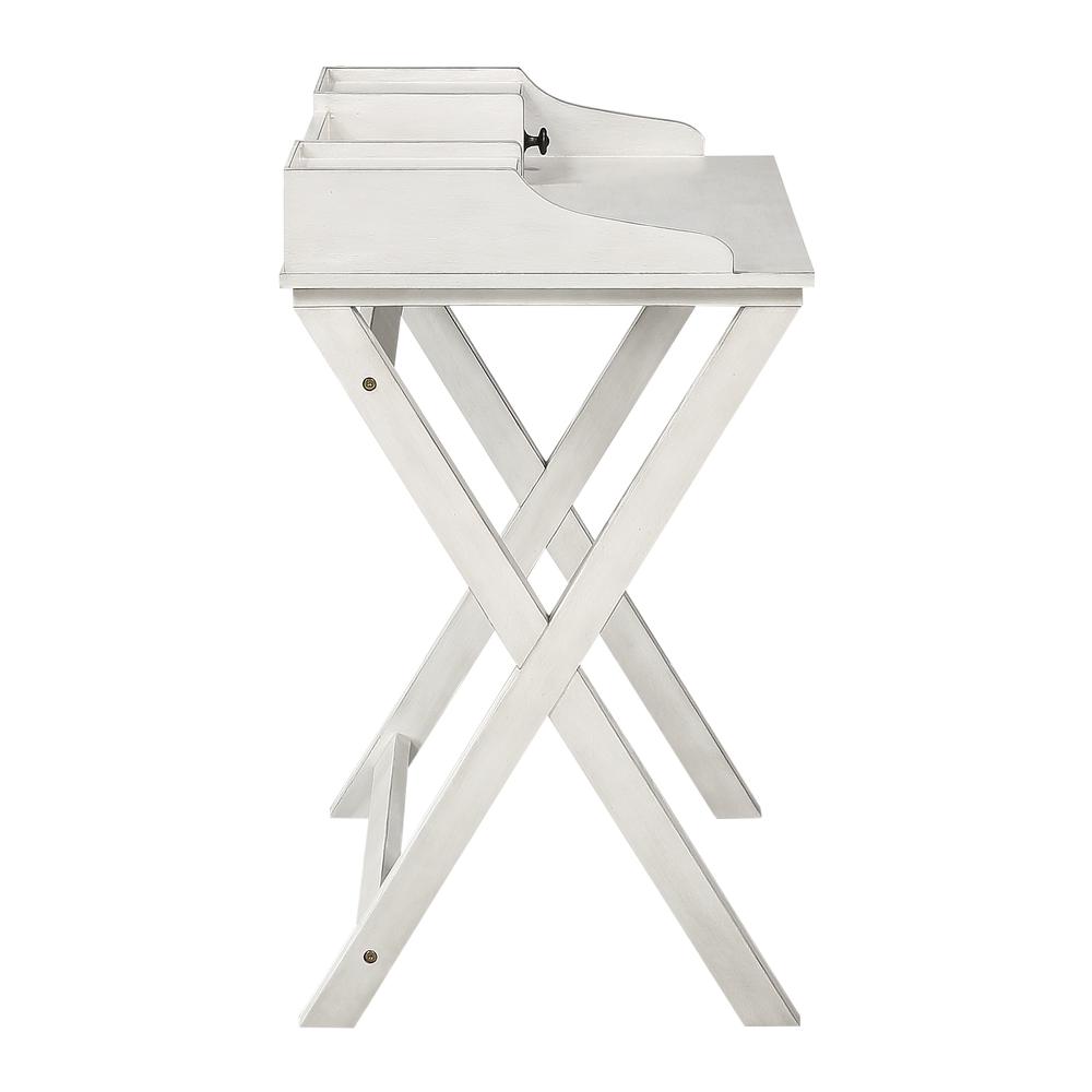 Barton Writing Desk in White Wash finish , BRT55-WW. Picture 4