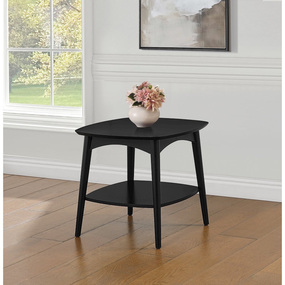 Copenhagen Accent Table in Black Finish. Picture 6