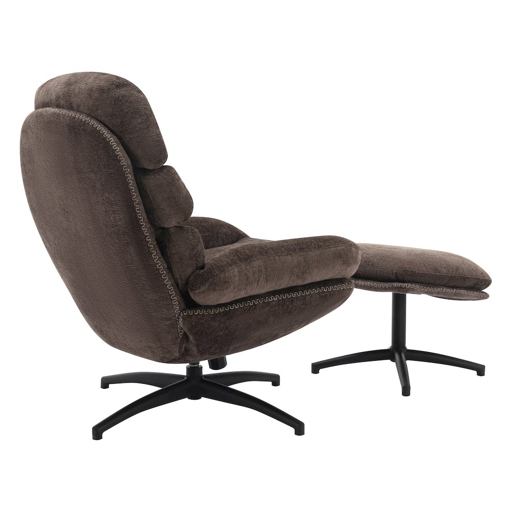 Kerry Swivel Lounge Chair & Footrest. Picture 4