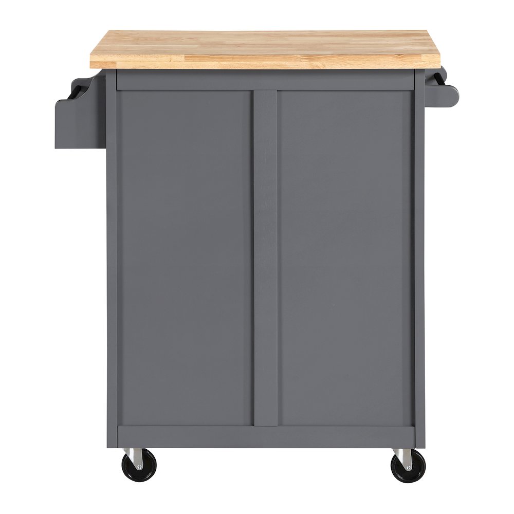 Bolten Kitchen Cart in Grey Finish. Picture 6