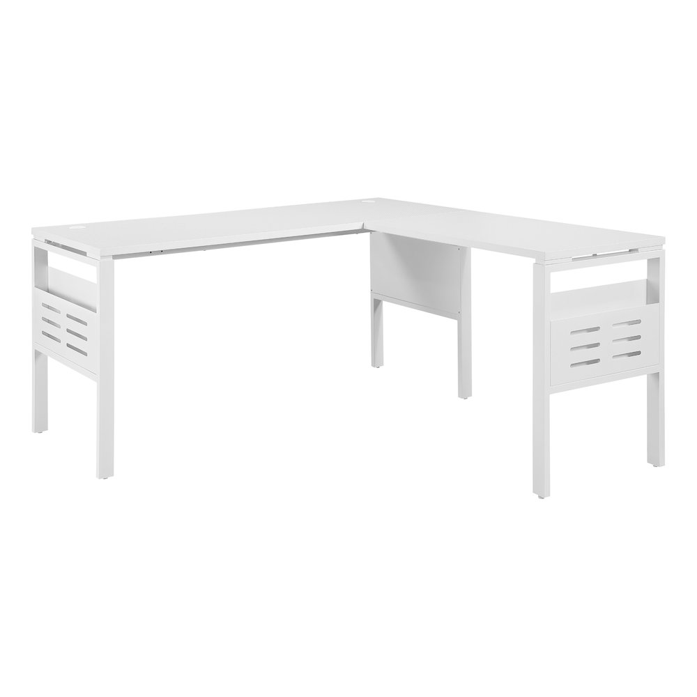 60" L-Desk with Storage. Picture 1