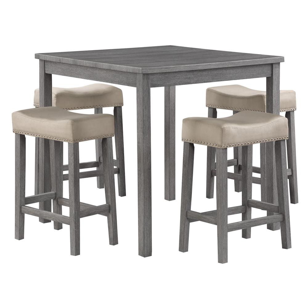 Celina 5-Piece Counter Height Set. Picture 4