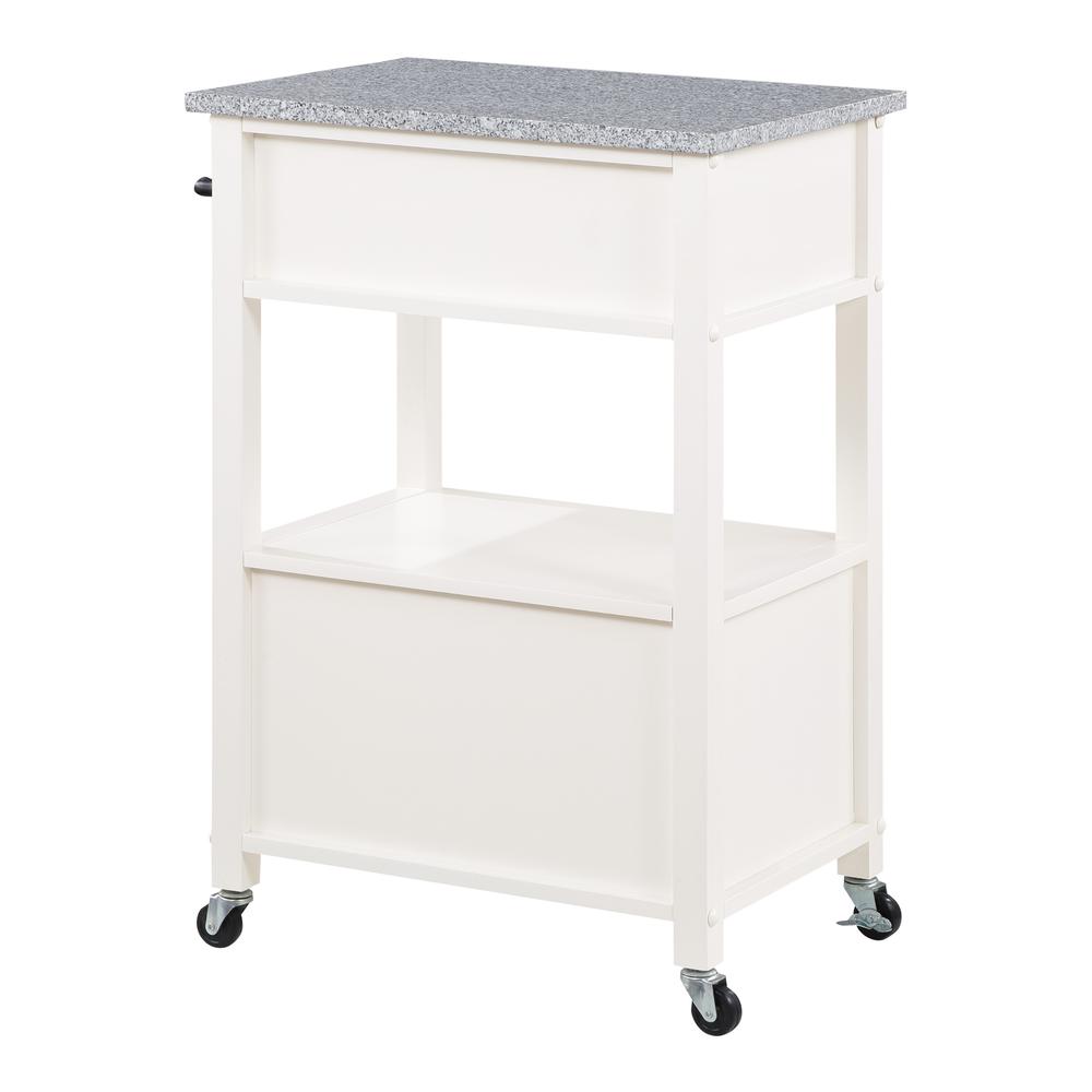 Fairfax Kitchen Cart White. Picture 5
