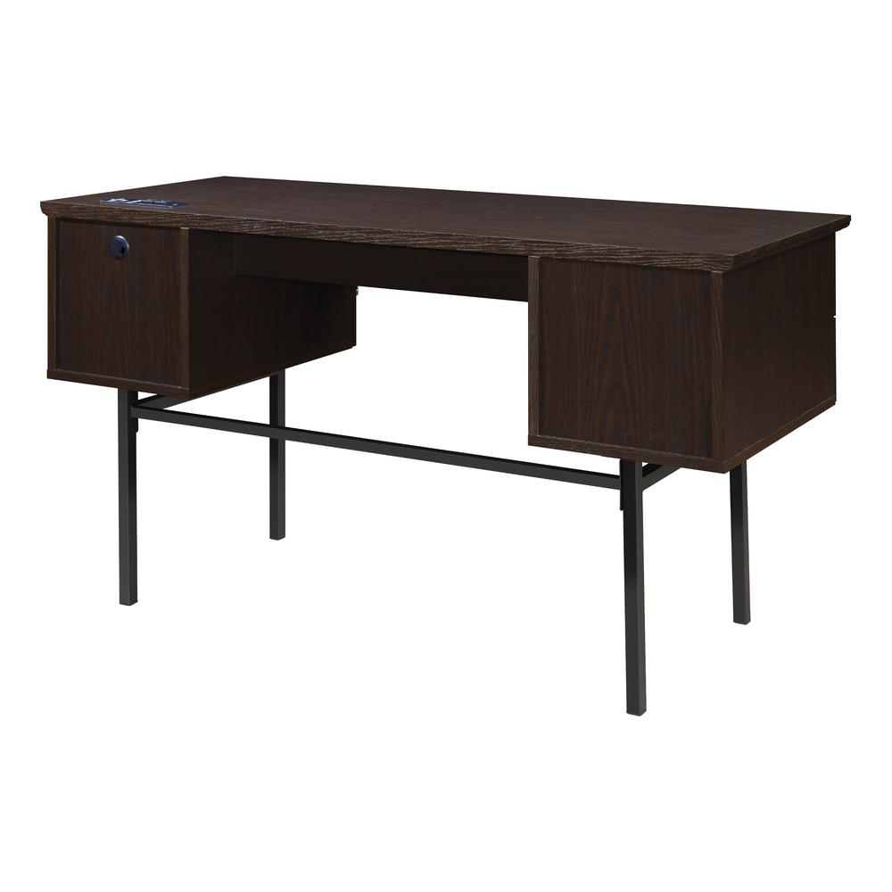 Jefferson Executive Desk W/Power. Picture 4