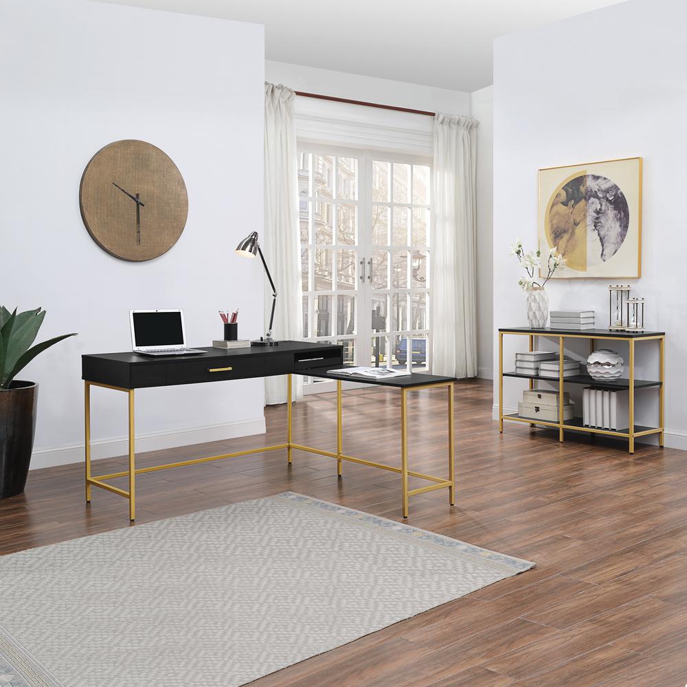 Modern Life Desk in Black. Picture 8
