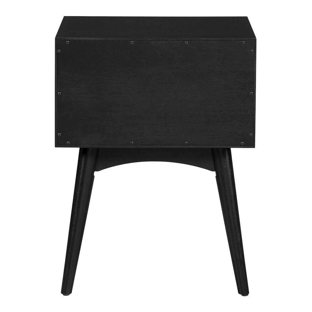 Copenhagen Accent Table with Drawer in Black Finish. Picture 6