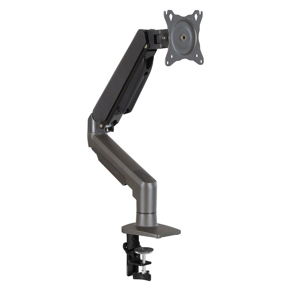 Single 30" Monitor Arm in Charcoal. Picture 1