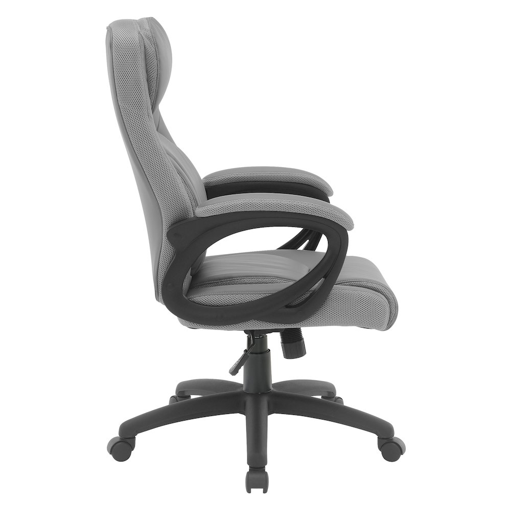 Faux Leather Manager's Chair. Picture 4