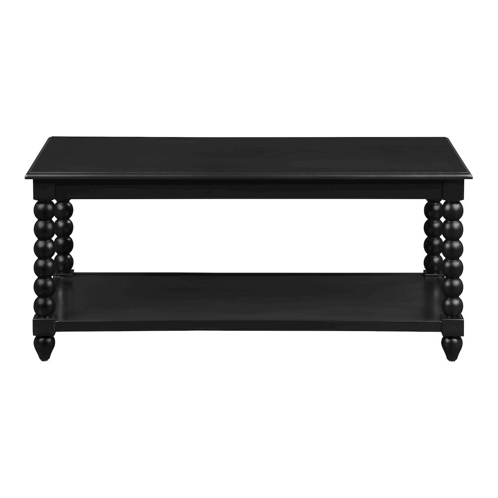Elise Coffee Table in Black Finish. Picture 2