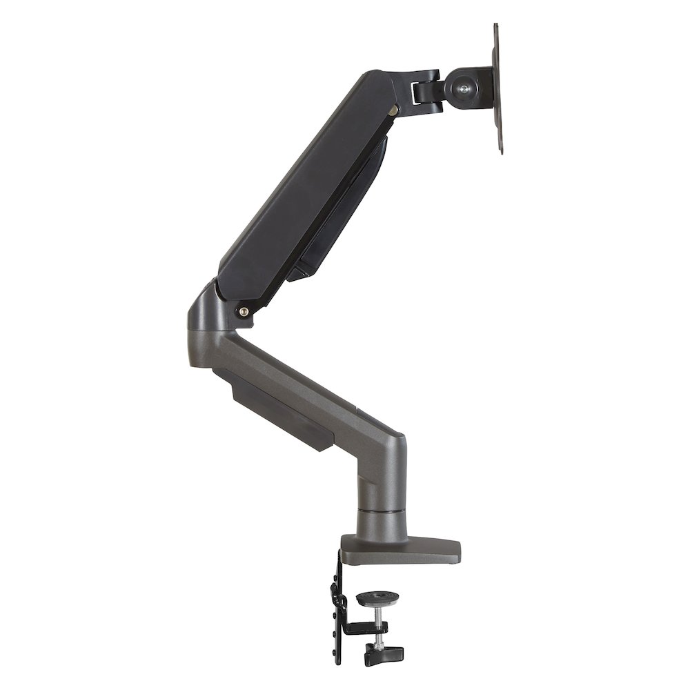 Single 30" Monitor Arm in Charcoal. Picture 3