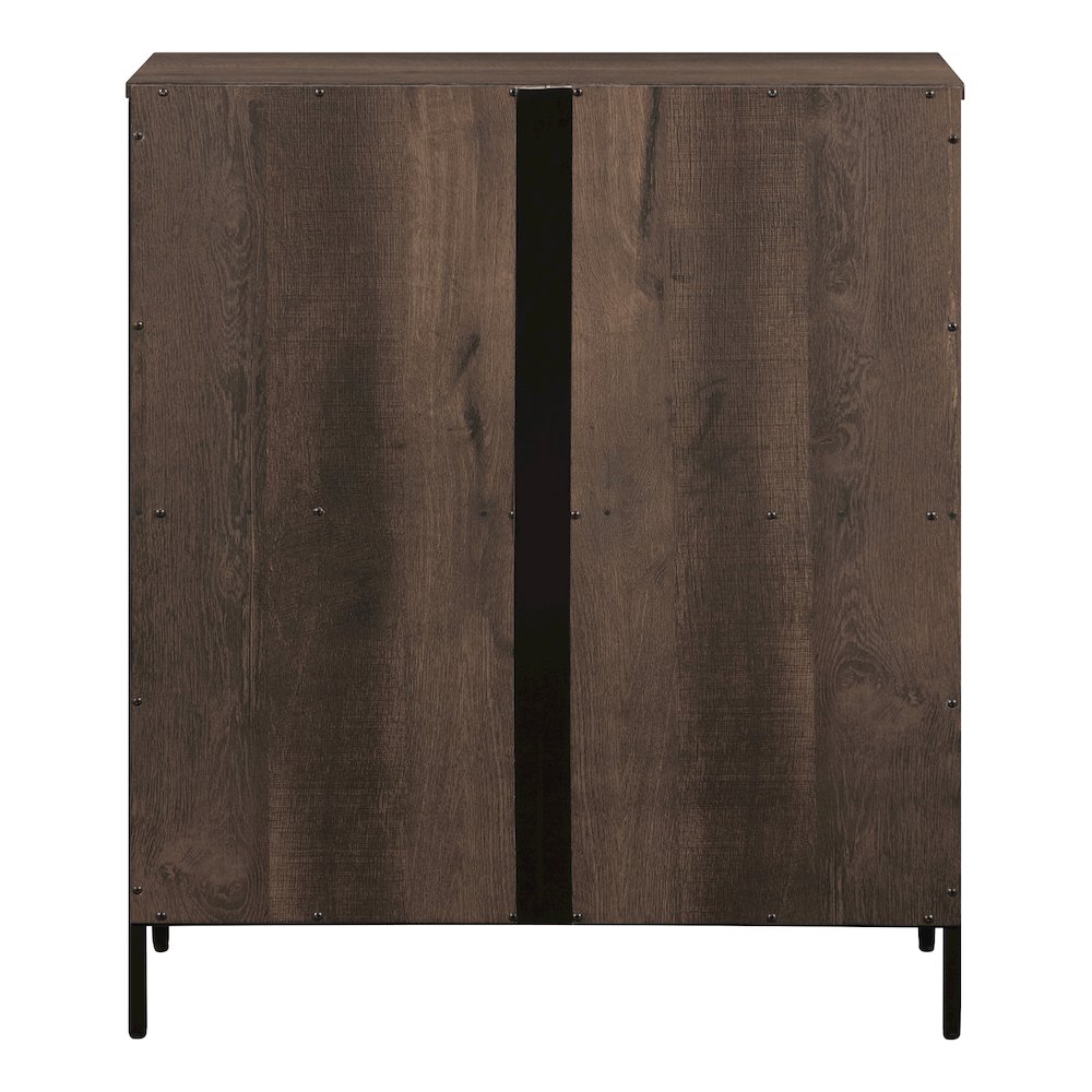 Ace 2 Shelf Bookcase in Ozark Ash Finish. Picture 5