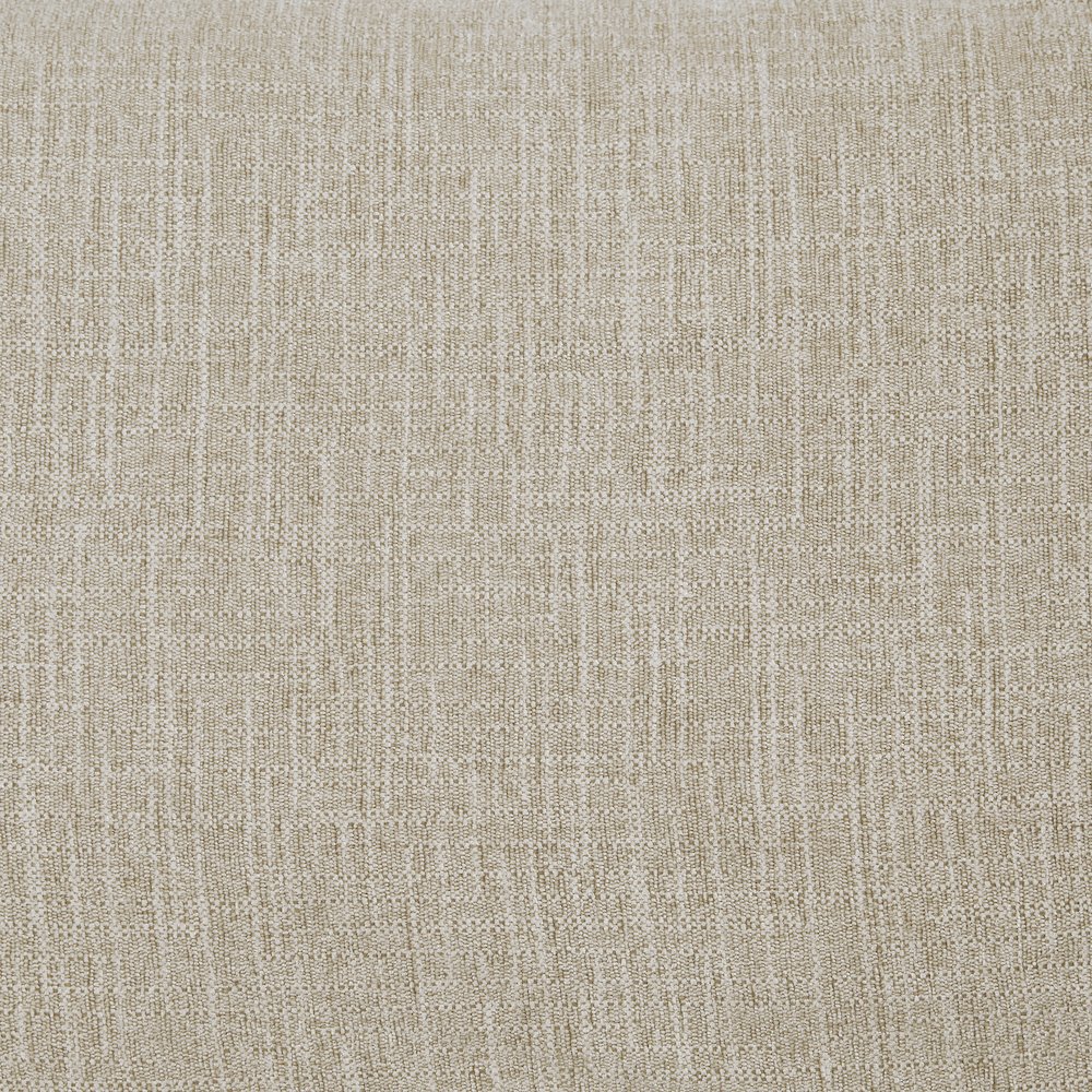 Woodbury Storage Bench in Linen with Antique Bronze Nail Heads with Brushed Legs. Picture 13