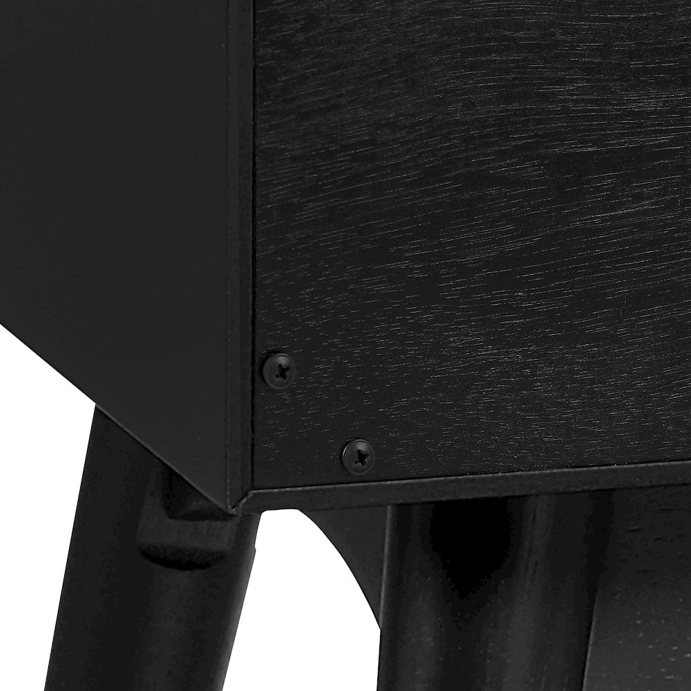 Copenhagen Accent Table with Drawer in Black Finish. Picture 11