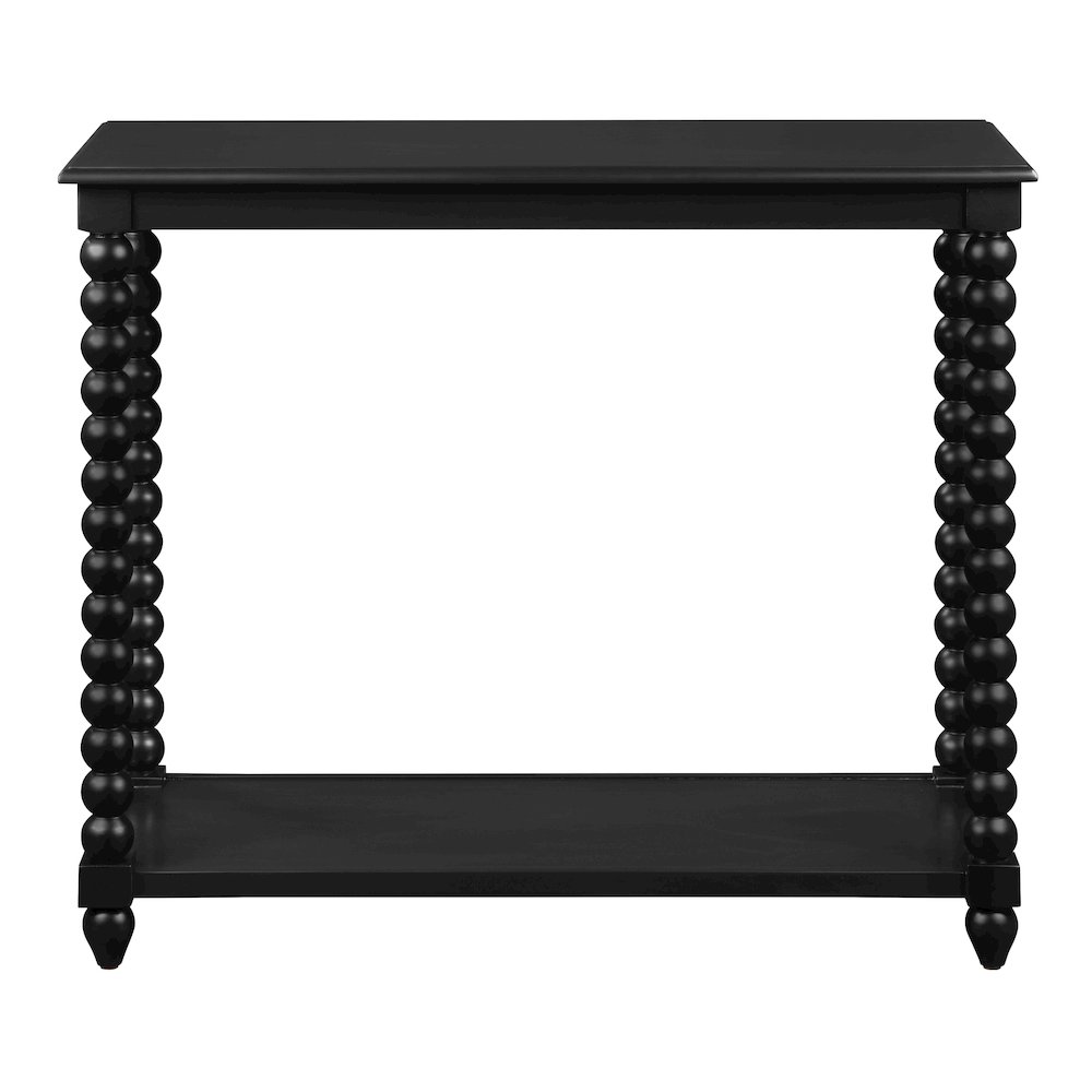 Elise Foyer Table in Black Finish. Picture 5