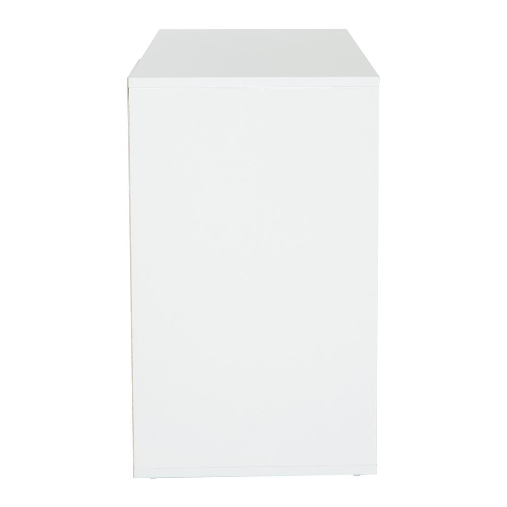 Ravel 40"W Desk in White Finish, RV938-WH. Picture 4