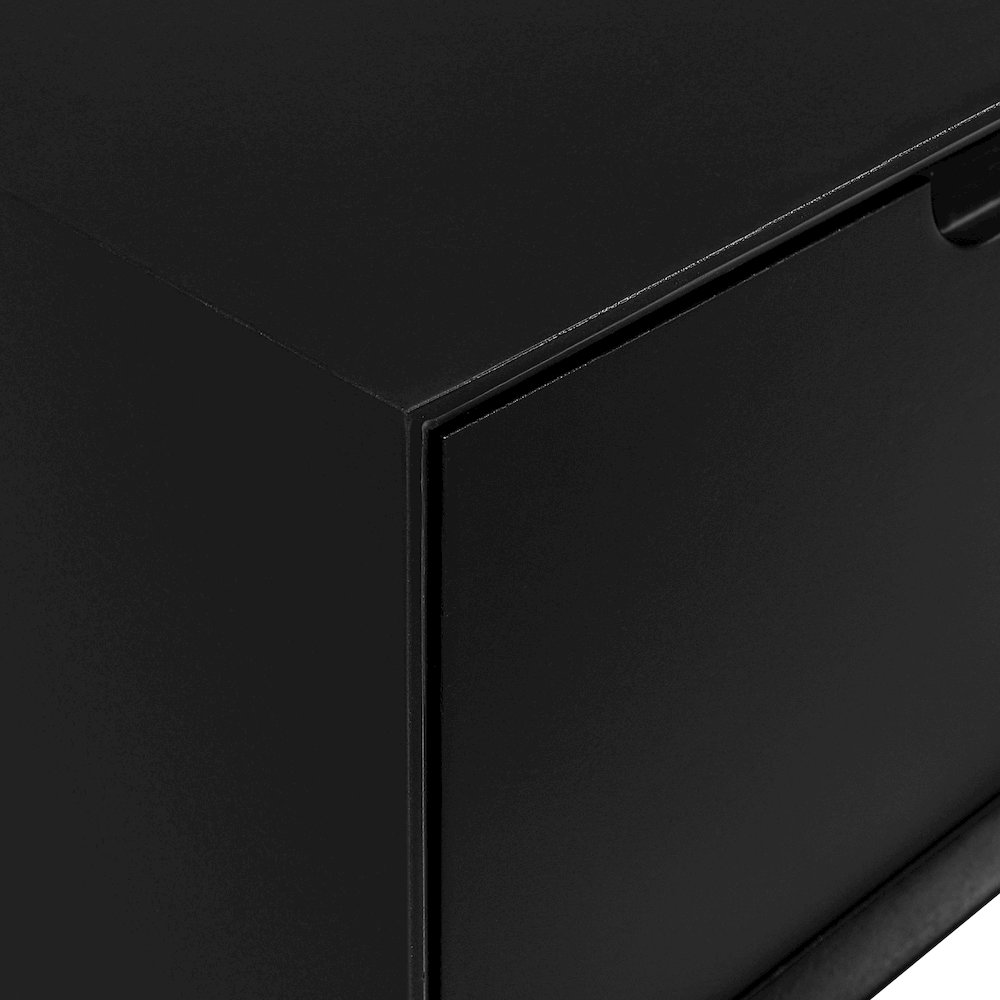 Copenhagen Accent Table with Drawer in Black Finish. Picture 10