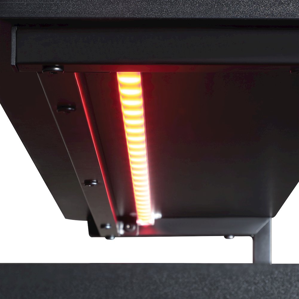 Biome 44" Battlestation Gaming Desk With Bluetooth LED Lights. Picture 8