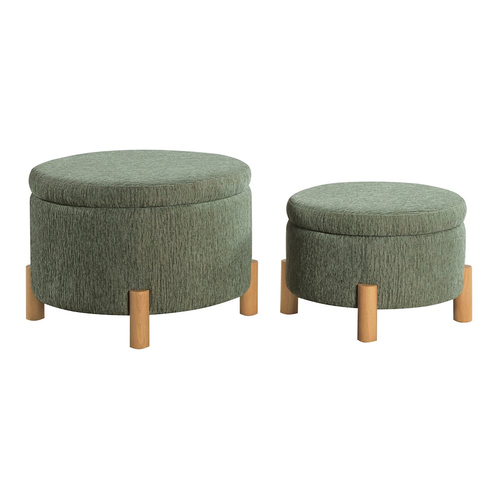 Bennett 2-Piece Storage Ottoman Set. Picture 1