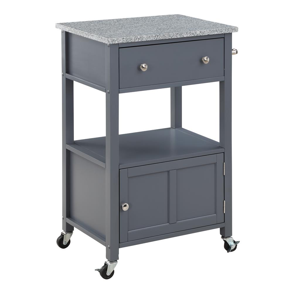 Fairfax Kitchen Cart Grey. Picture 2