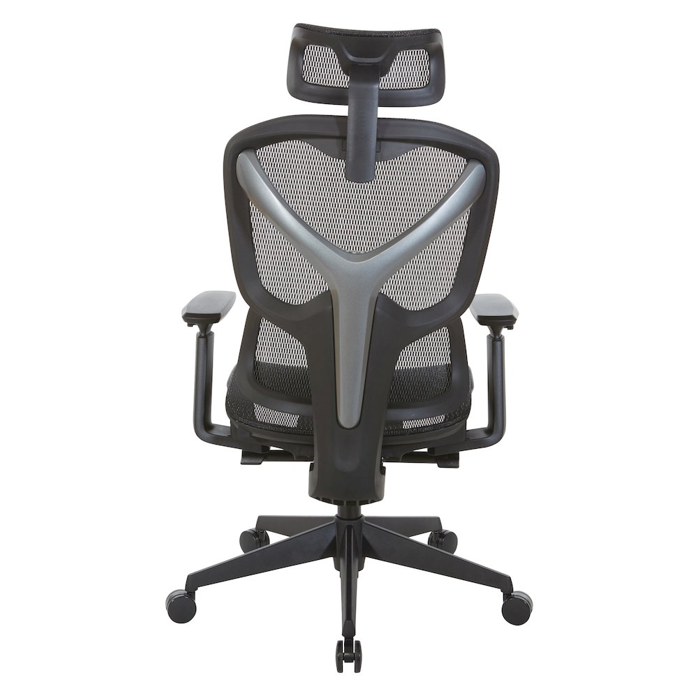 Mesh Back Manager’s Chair with Headrest. Picture 7