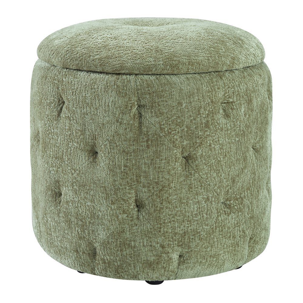 Erindale Round Storage Ottoman. Picture 1