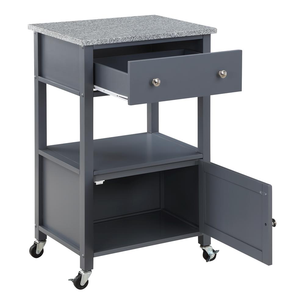 Fairfax Kitchen Cart Grey. Picture 5