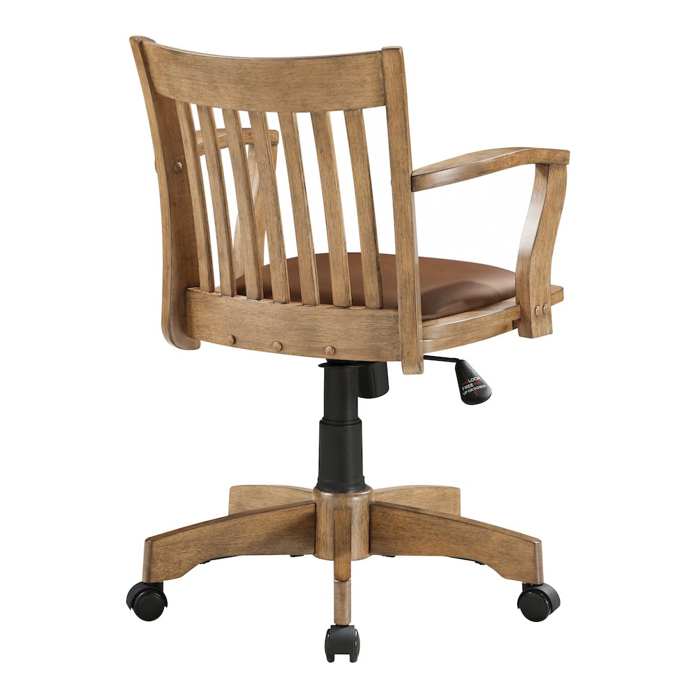 Deluxe Wood Banker's Chair. Picture 4